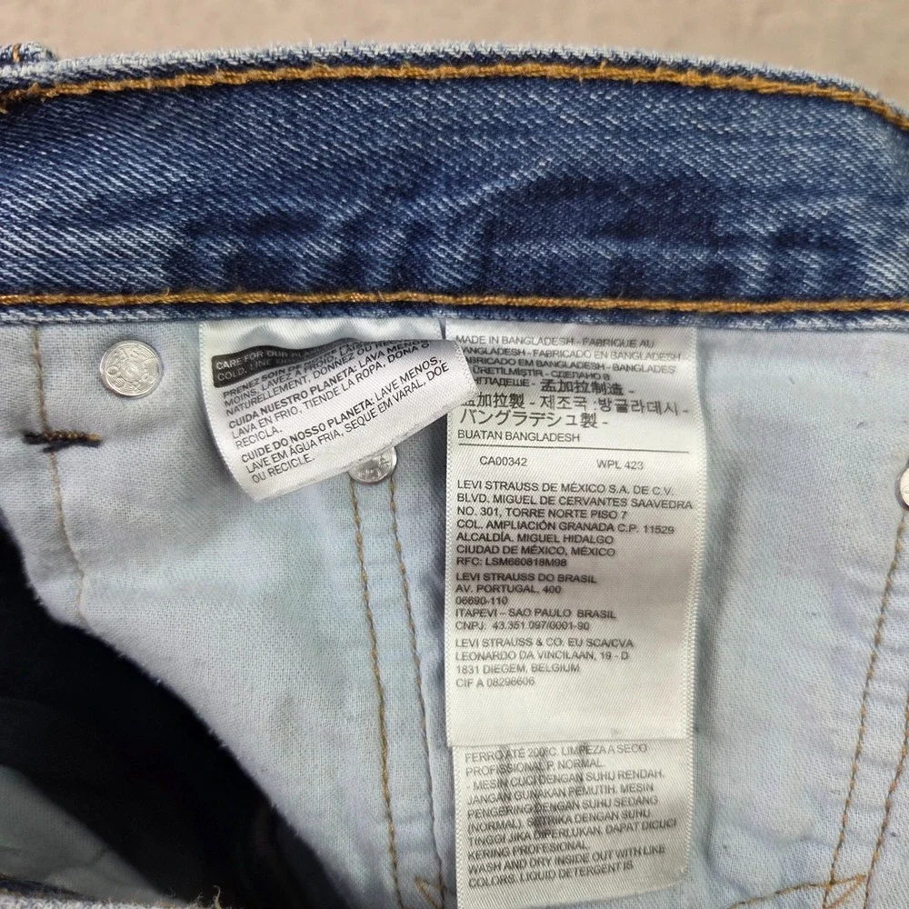 Levis Jeans 505 Regular Fit Mens 40x29 Blue Denim Classic Everyday‎ 5-Pocket